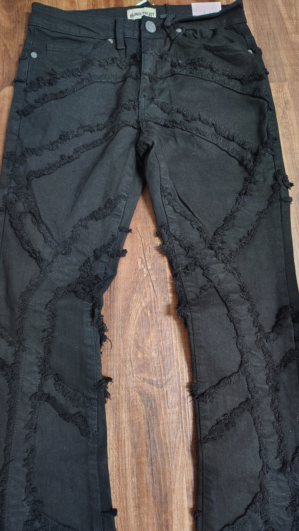 Stacked tapered jeans