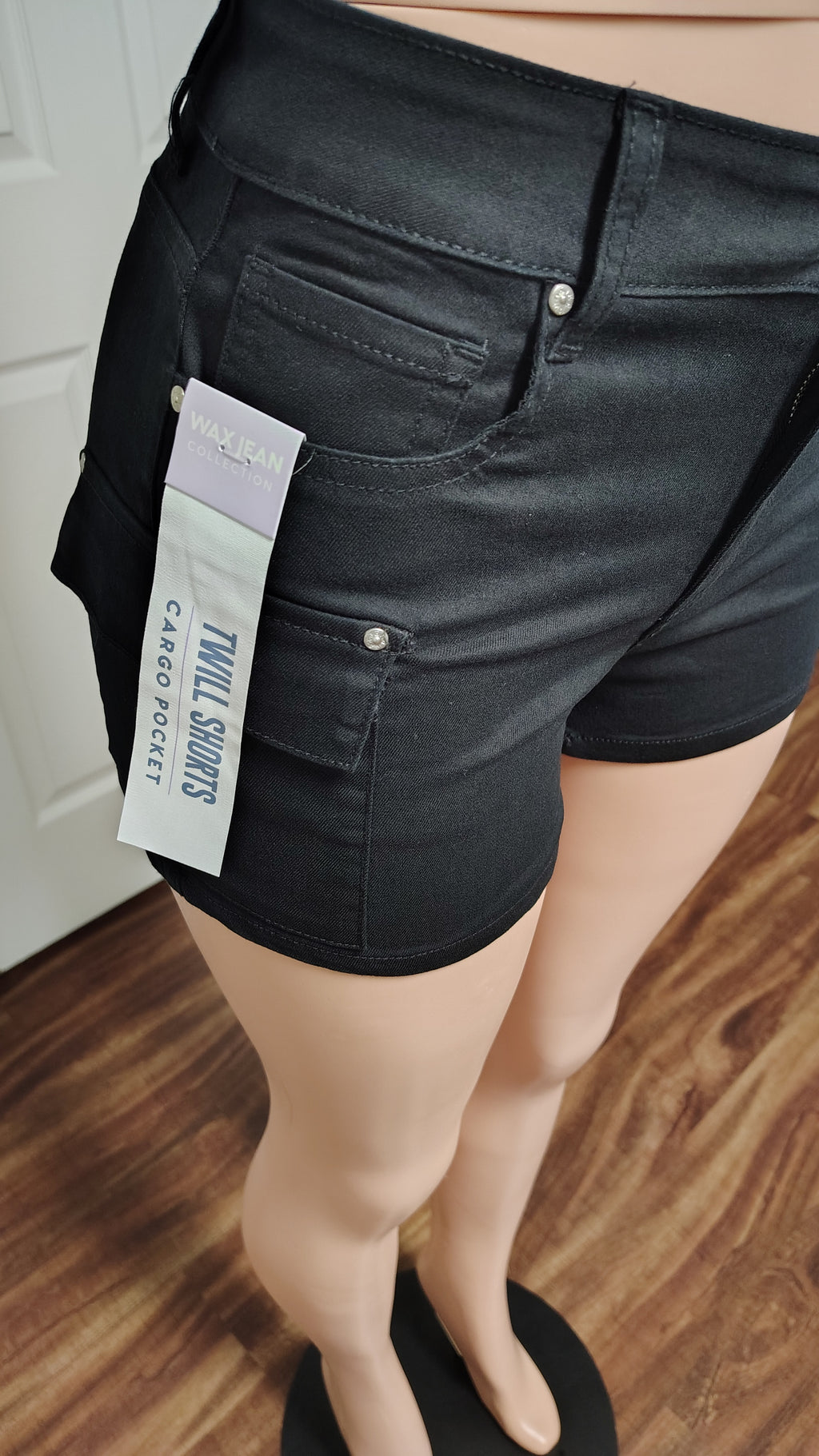 Women's Black cargo shorts