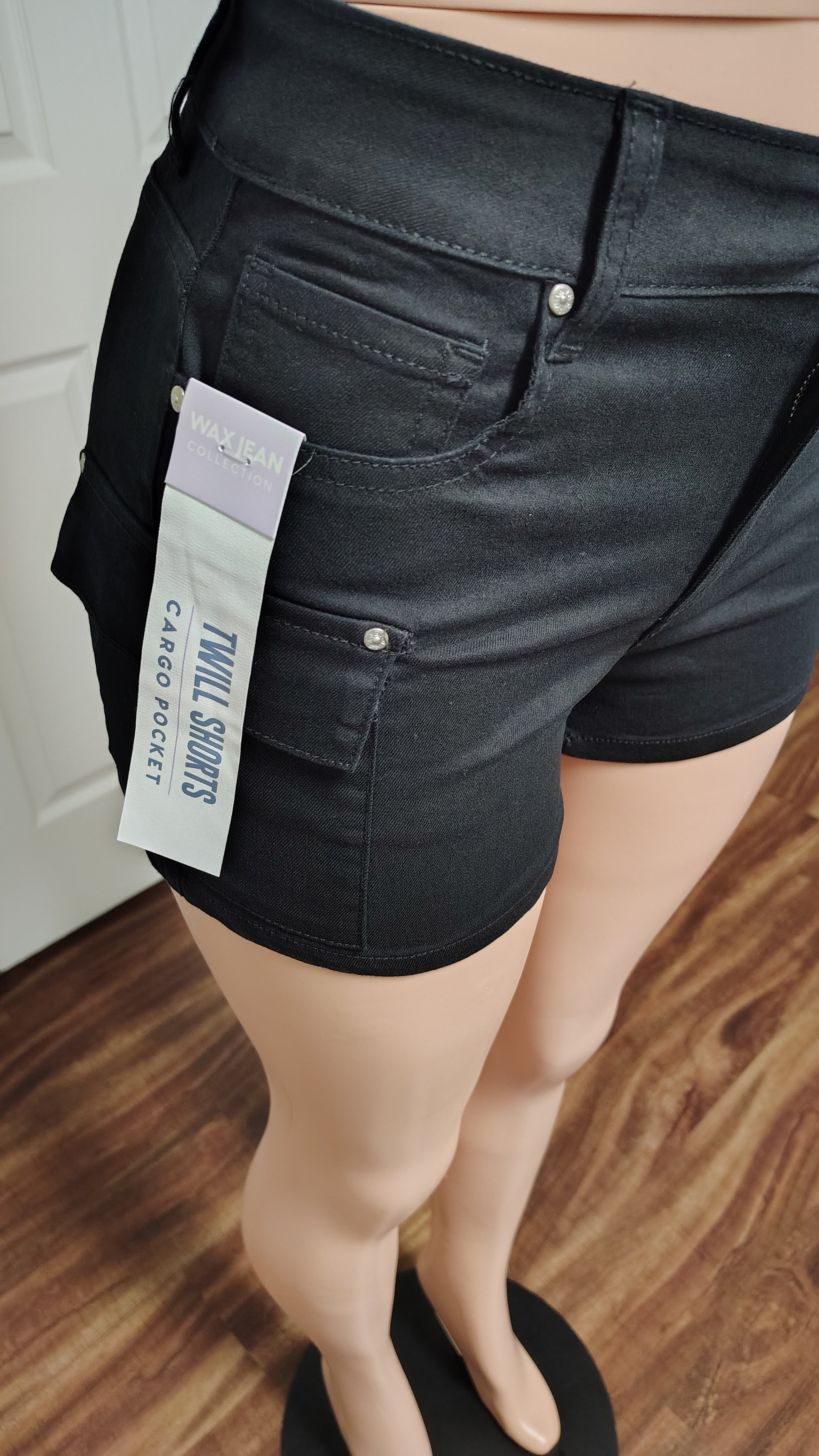 Women's Black cargo shorts