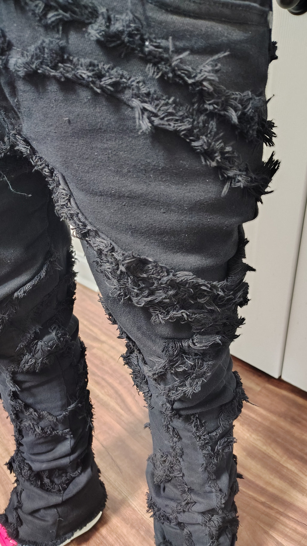 Stacked tapered jeans