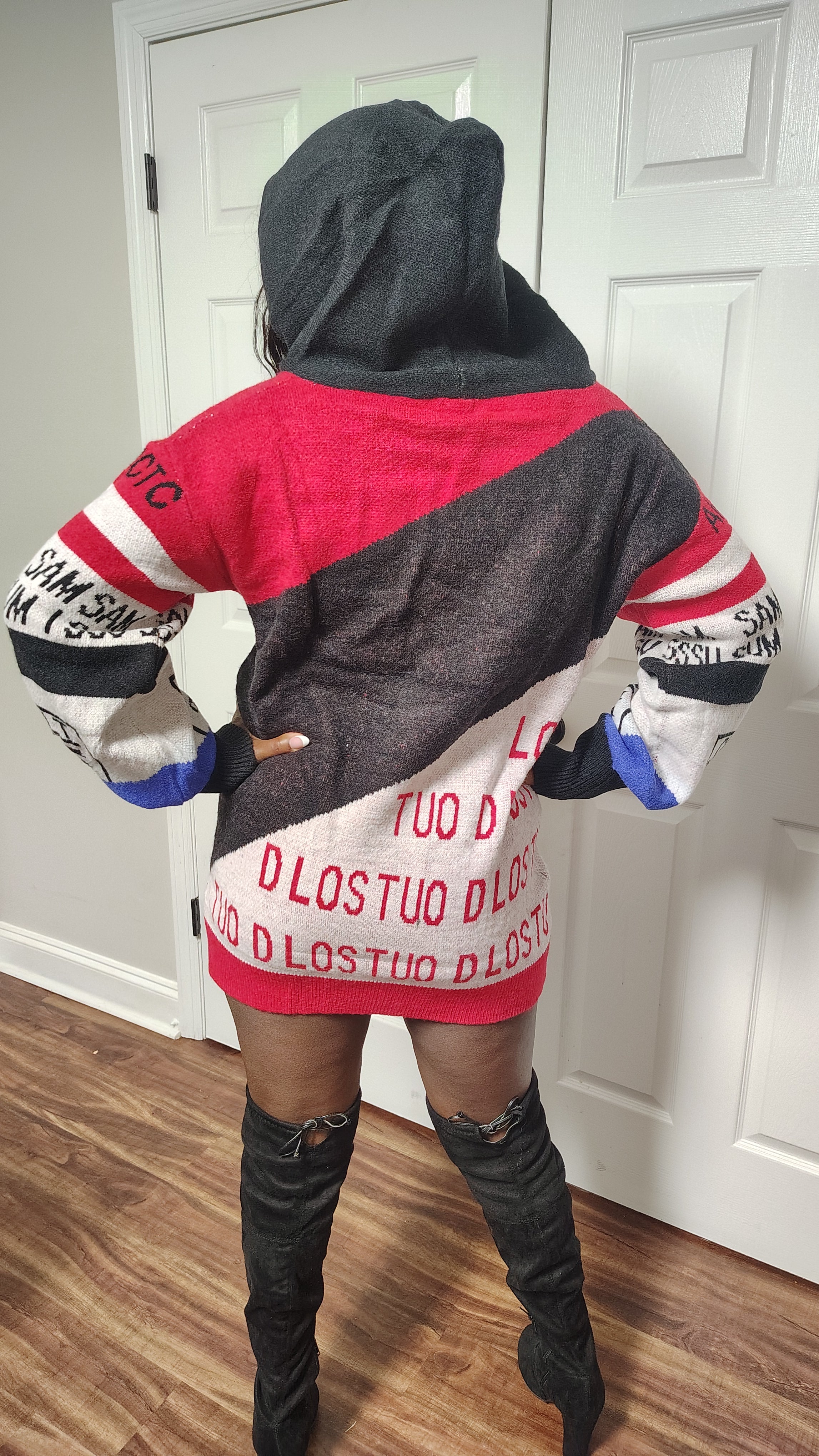 Paris style design Sweater dress