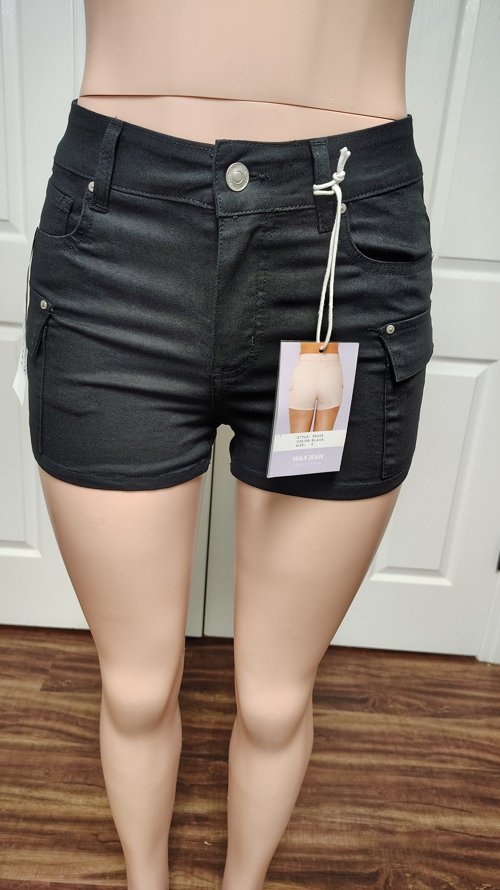 Women's Black cargo shorts