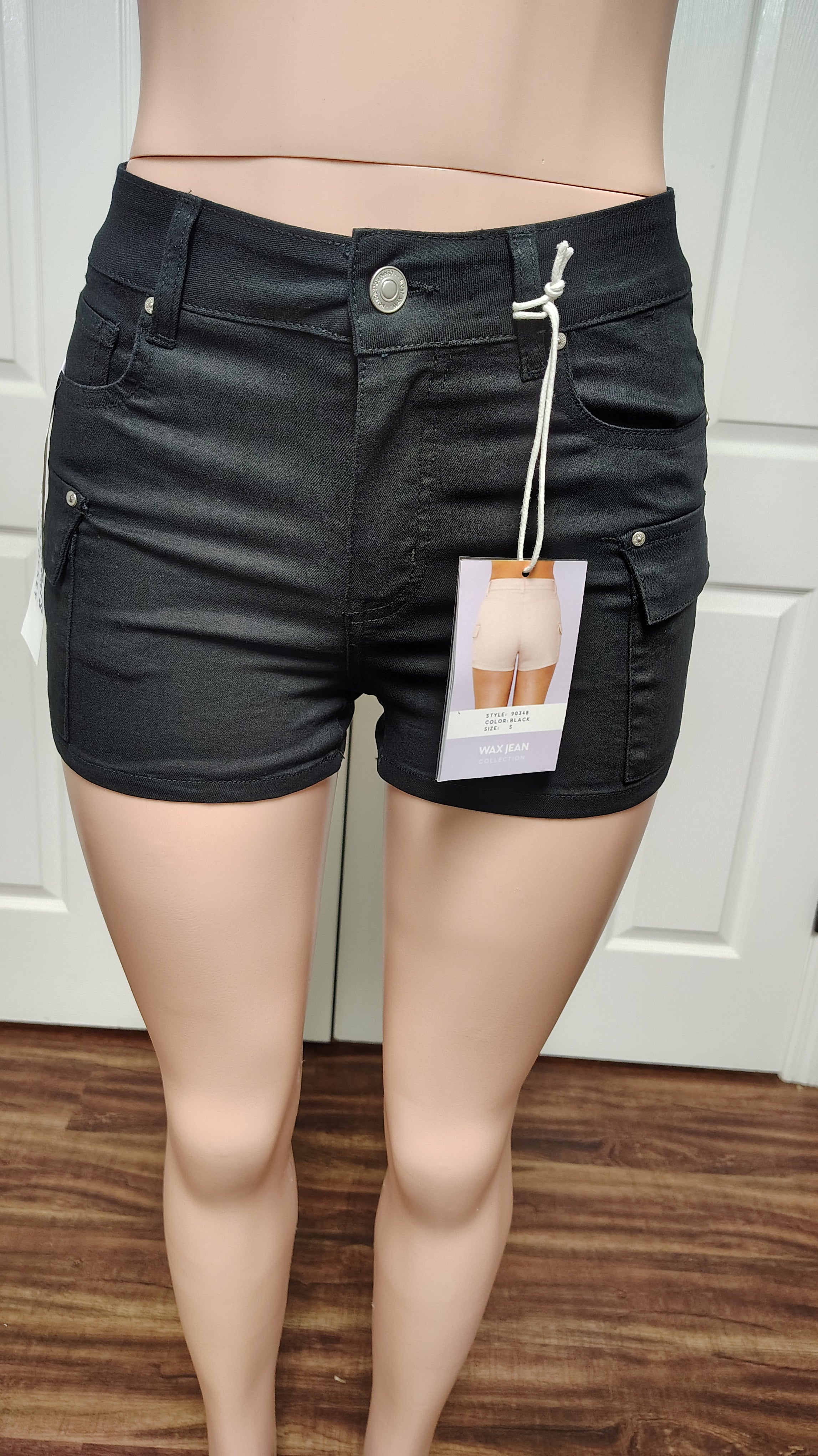 Women's Black cargo shorts