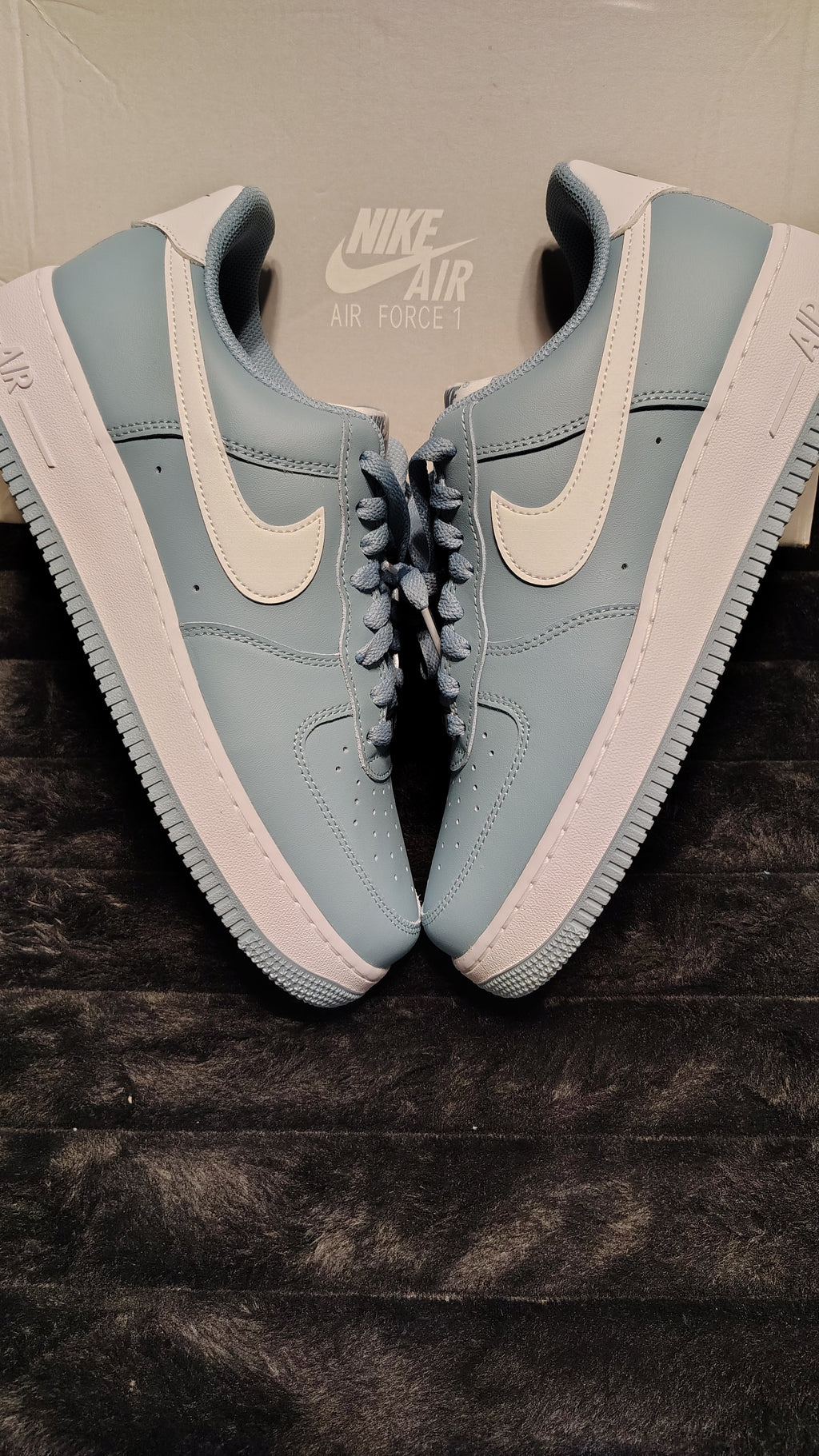 Air Force 1 worn blue