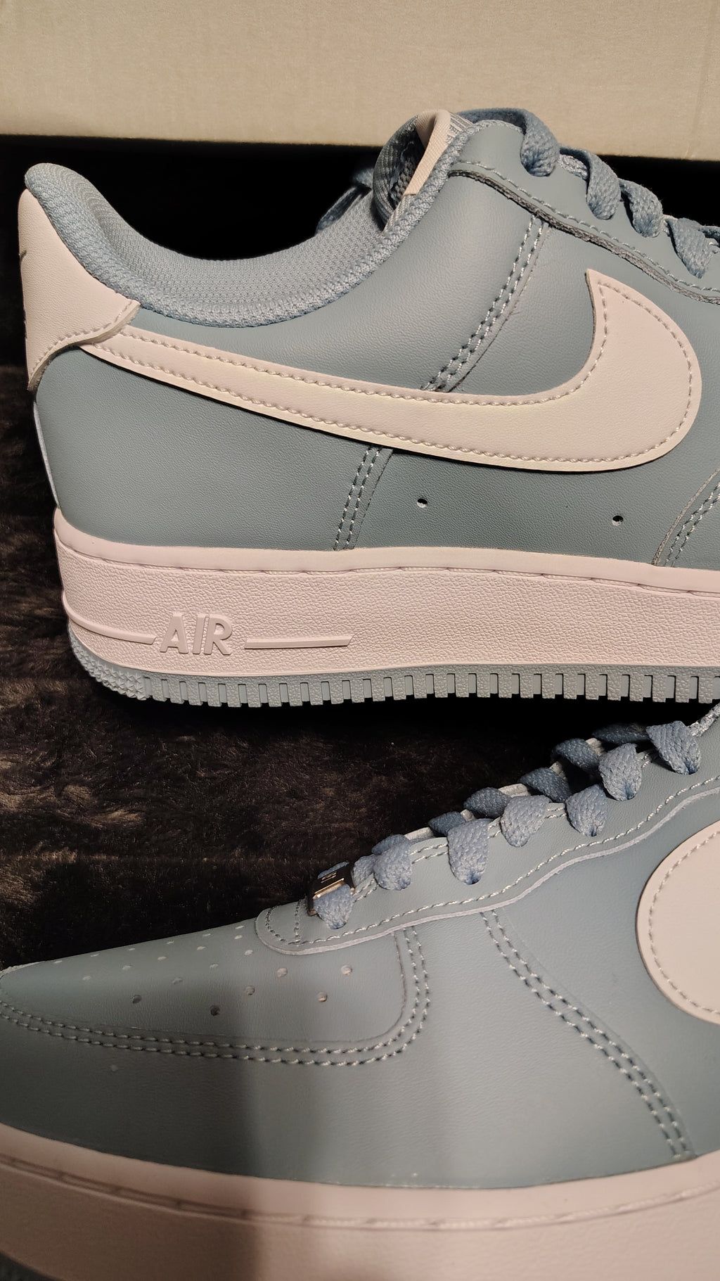 Air Force 1 worn blue