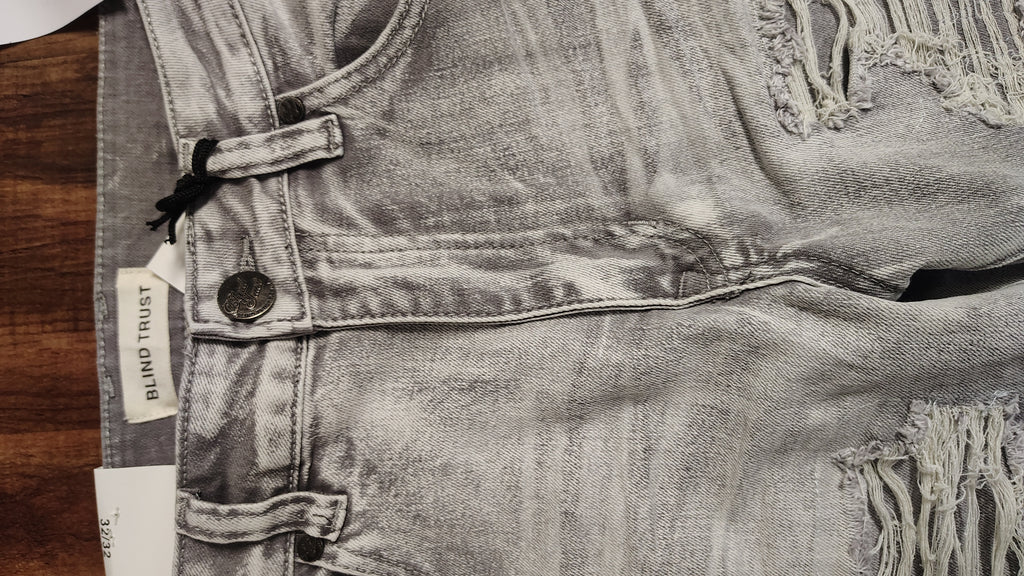 Light gray straight leg jeans