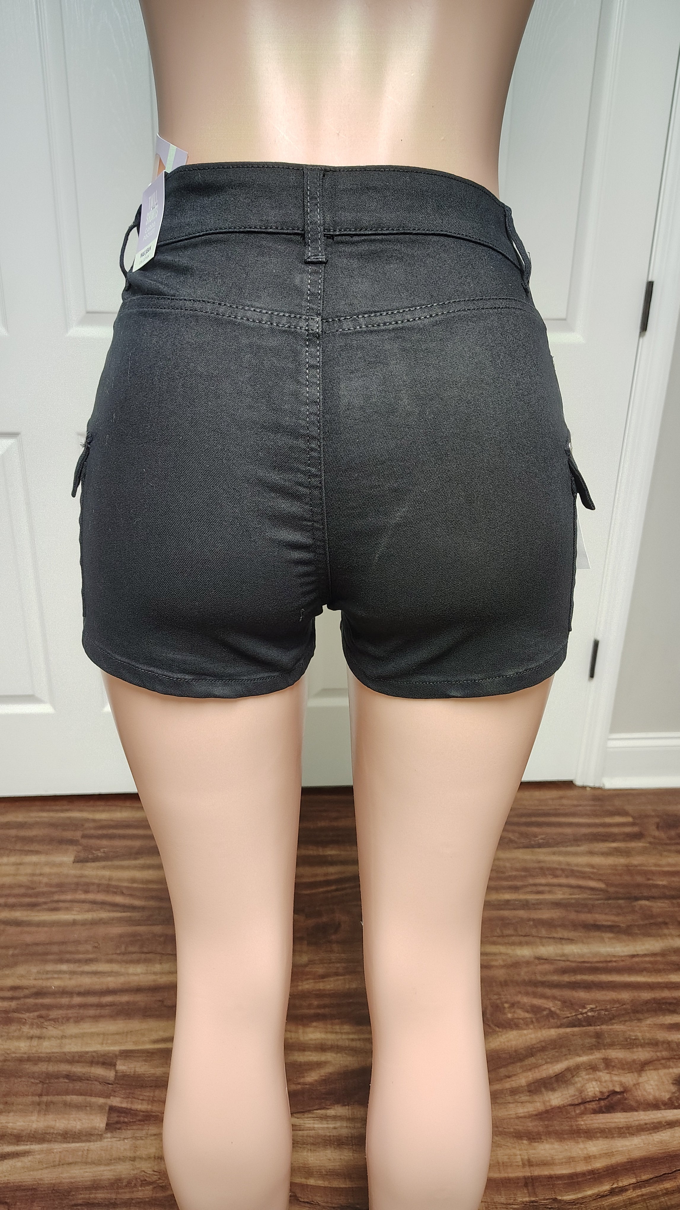 Women's Black cargo shorts